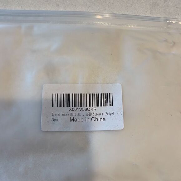 Lanney travel money belt with RFID security block new in package, unisex neutral - Picture 8 of 8